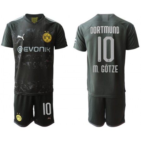 Tenue Borussia Dortmund M. GOTZE 10 Enfant Exterieur 2019-2020 Maillot de Foot Tenue Borussia Dortmund M. GOTZE 10 Enfant Exterieur 2019-2020 Maillot de Foot